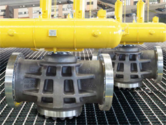 Lubricated plug valves with pressure balancing Galli&Cassina